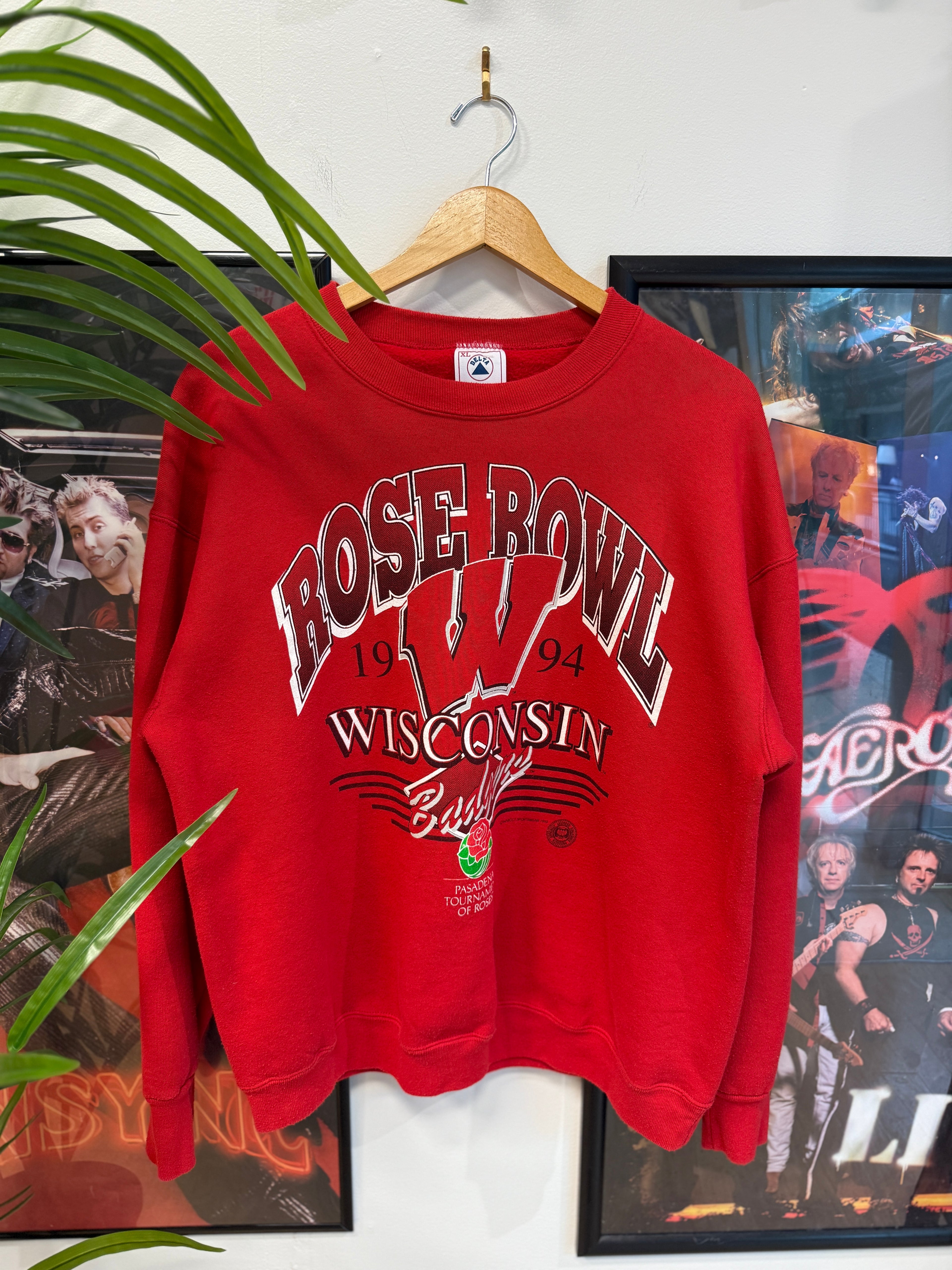1994 Wisconsin Badgers Rose Bowl Crewneck Sweatshirt