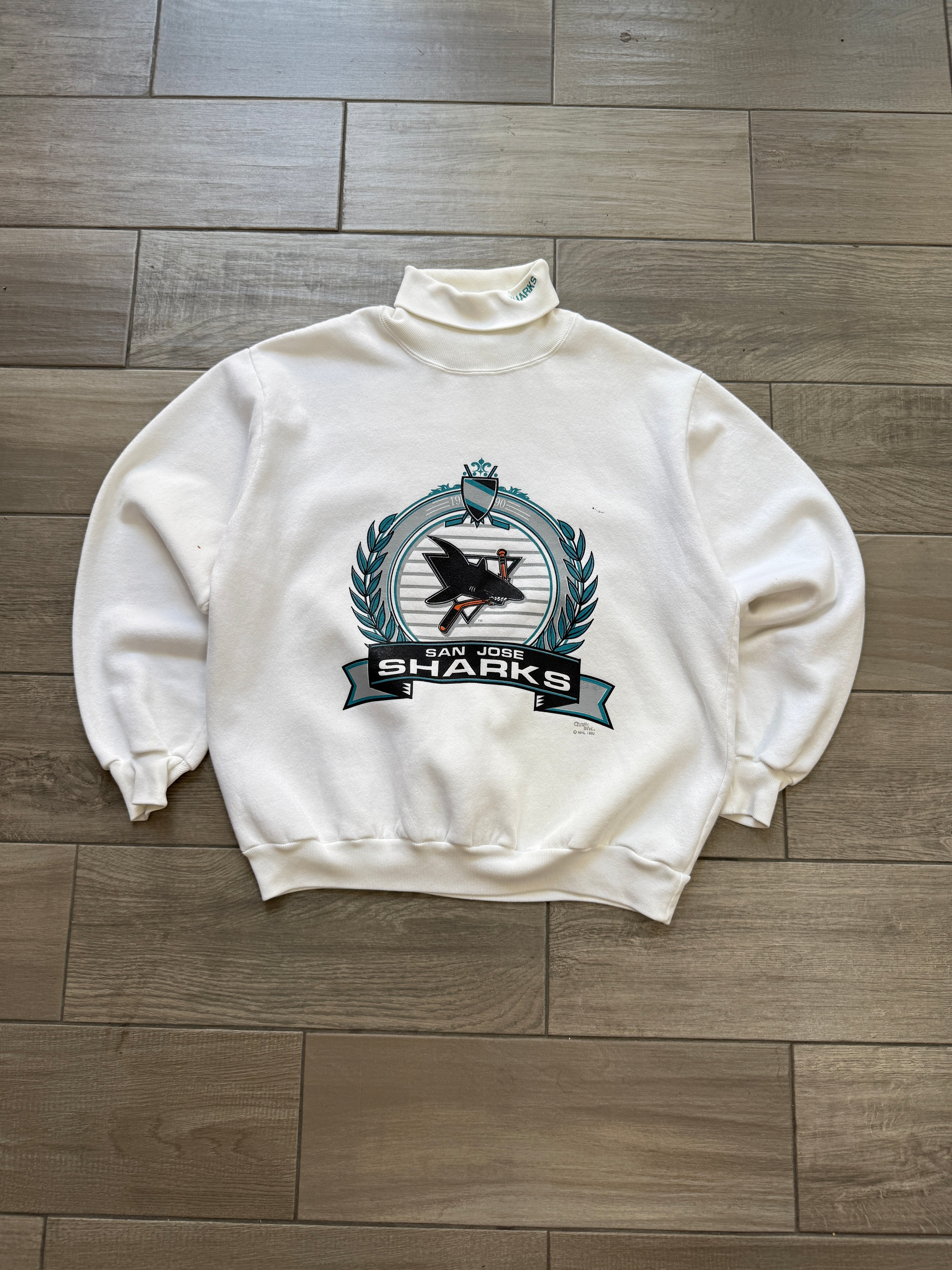 San Jose Sharks Turtle Neck Sweatshirt