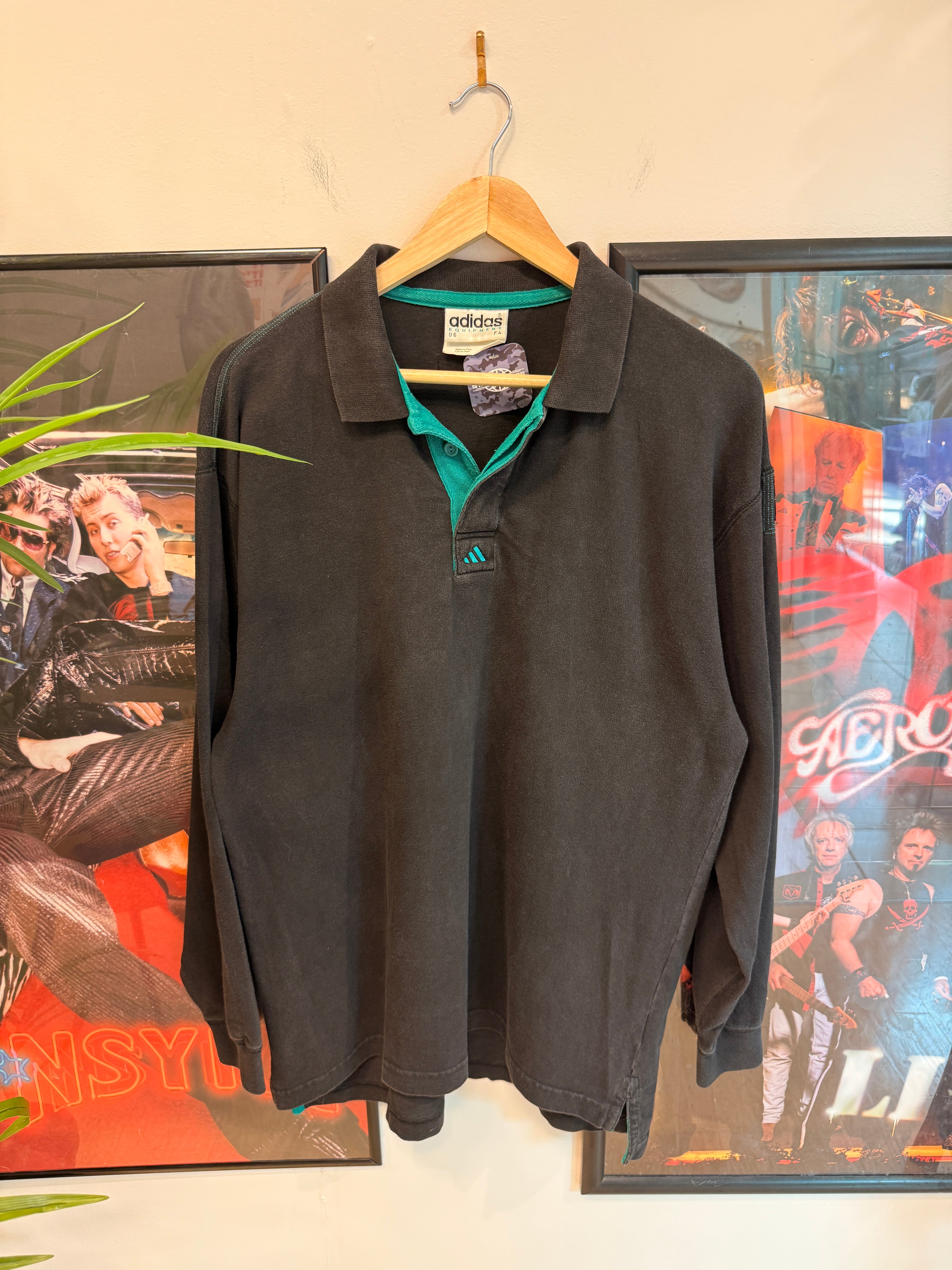 Adidas Equipment Long Sleeve Polo