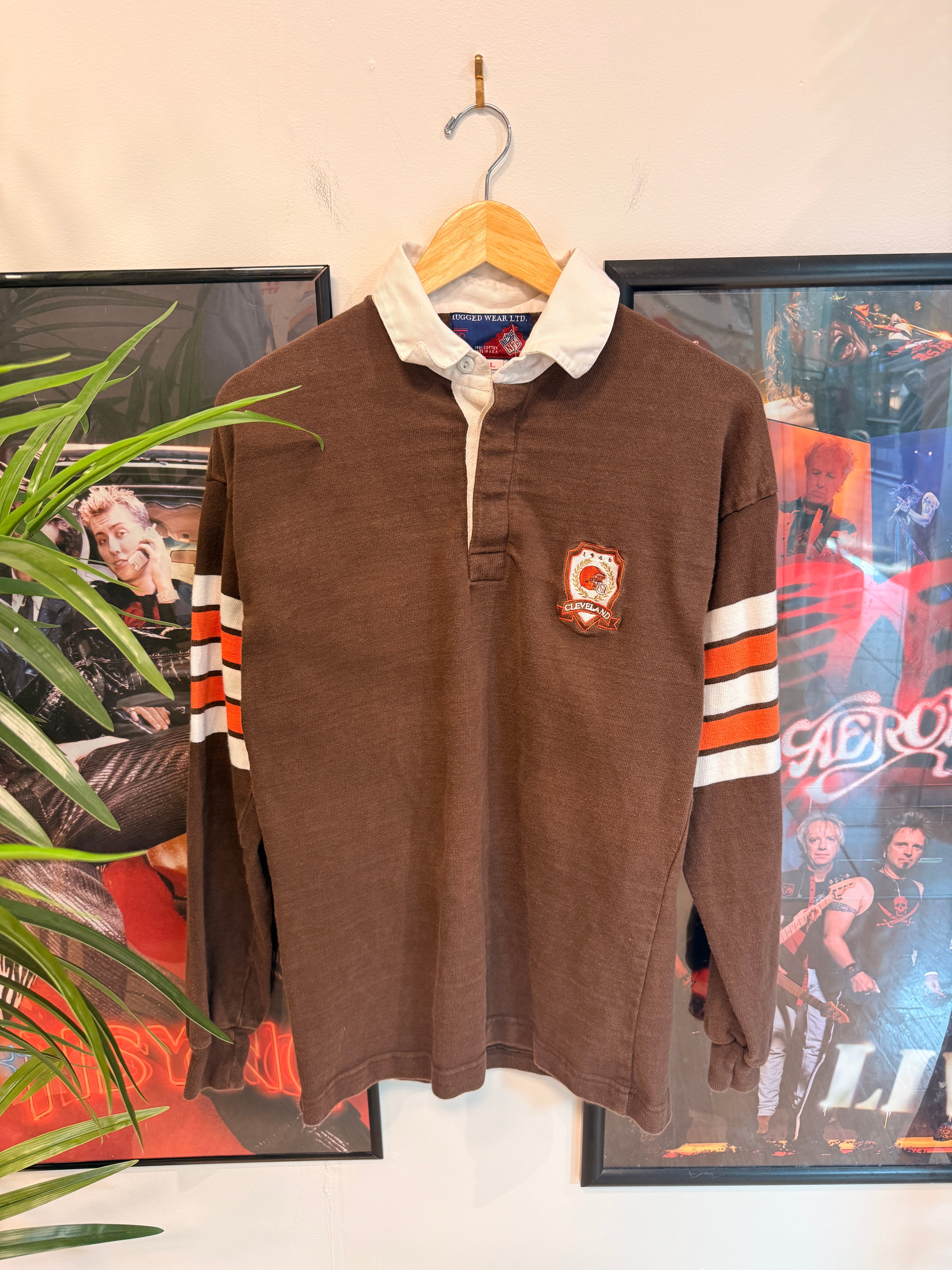 Cleveland Browns Long Sleeve Polo