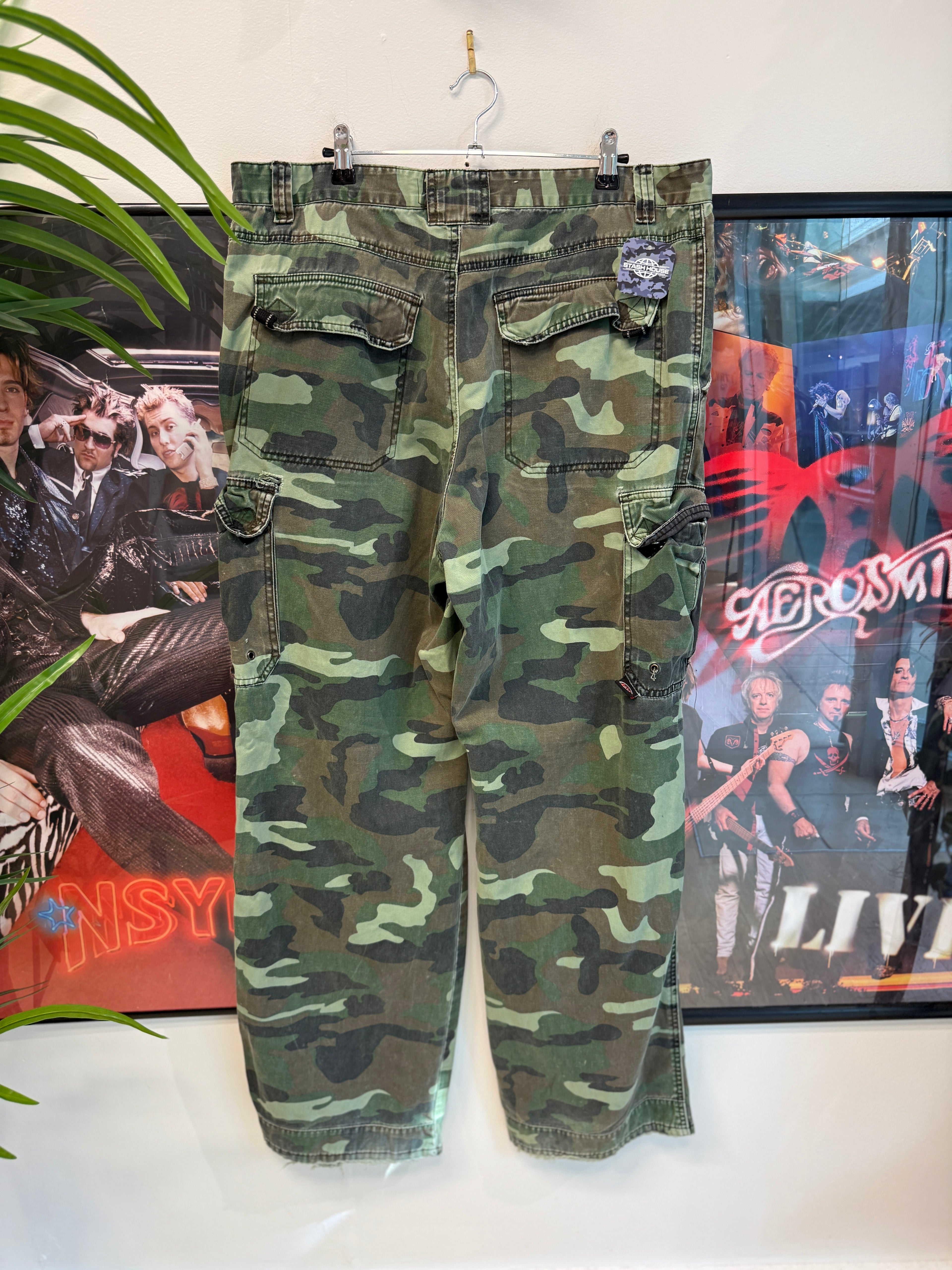 Plugg Camo Cargo Pants