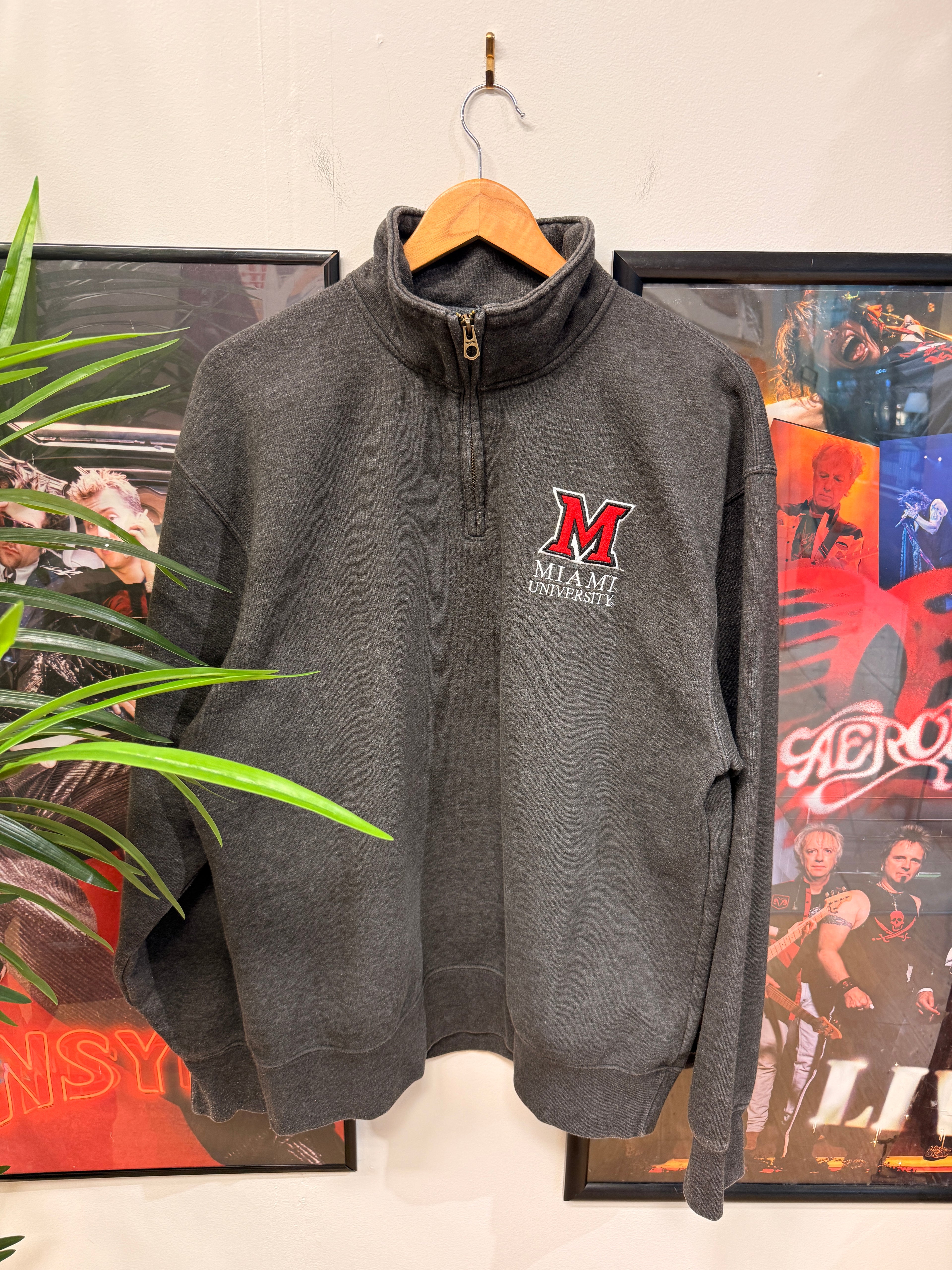 Miami University 1/4 Zip Sweatshirt