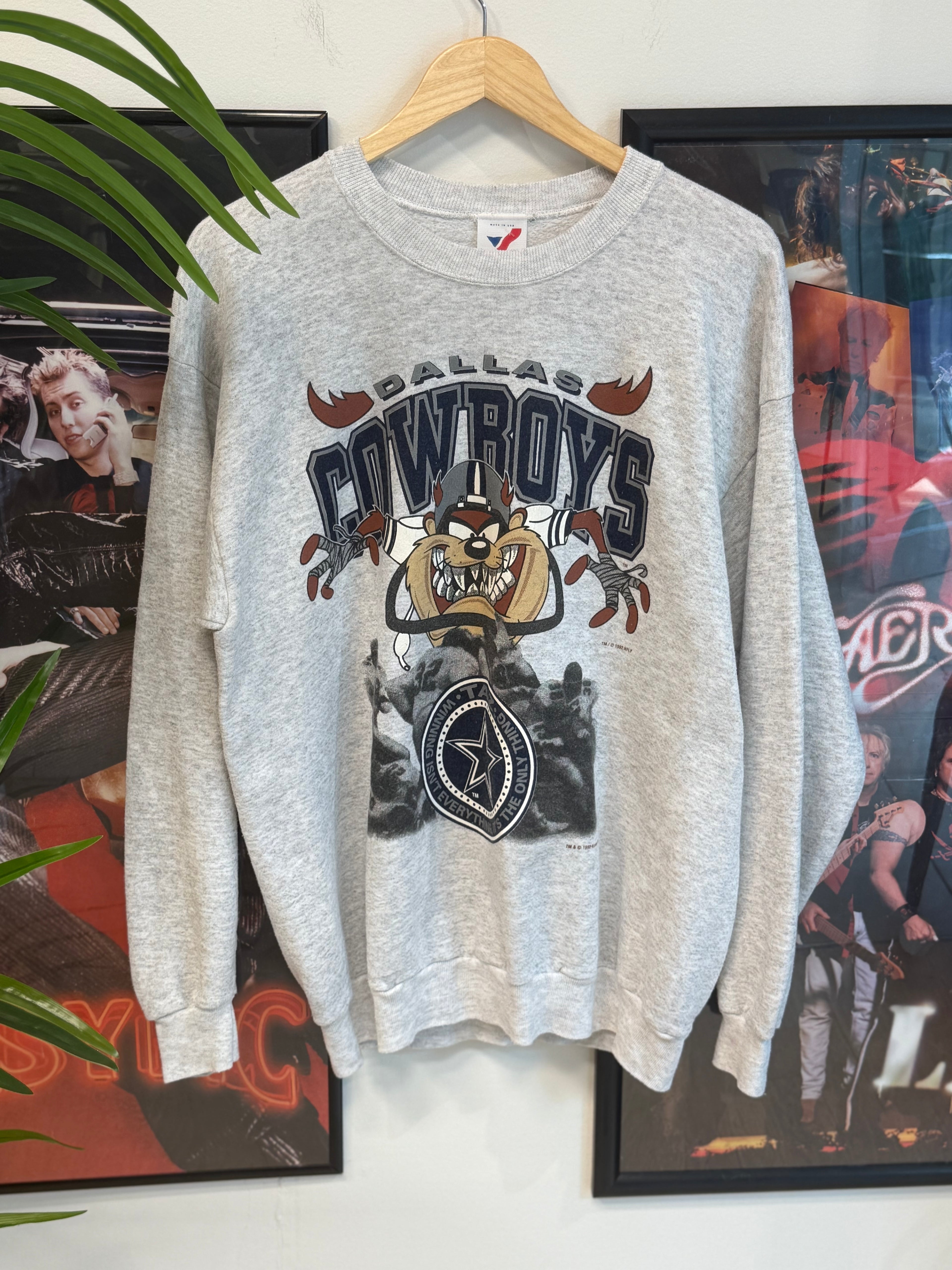 Taz X Dallas Cowboys Crewneck Sweatshirt