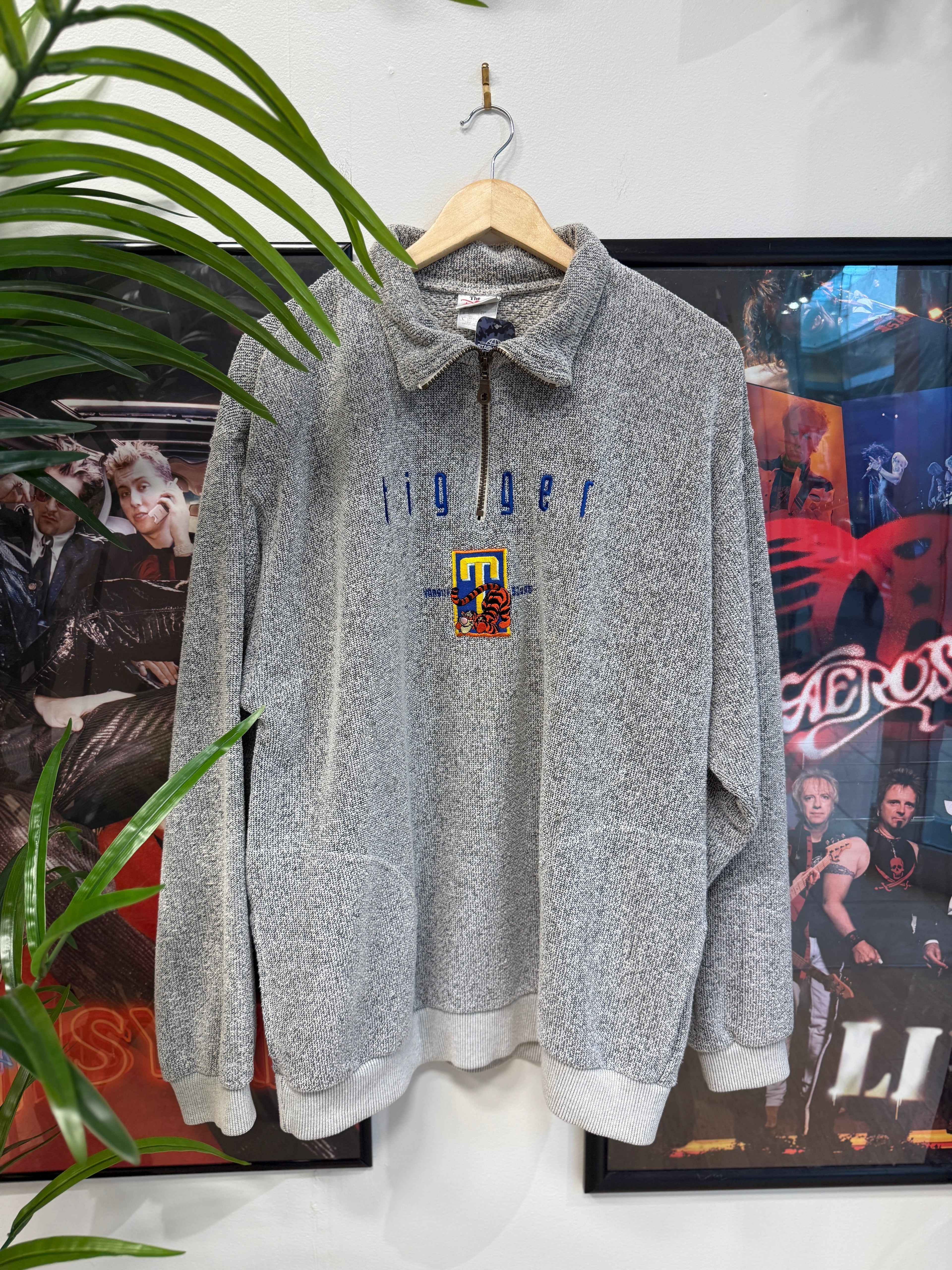 Tigger 1/4 Zip Sweater