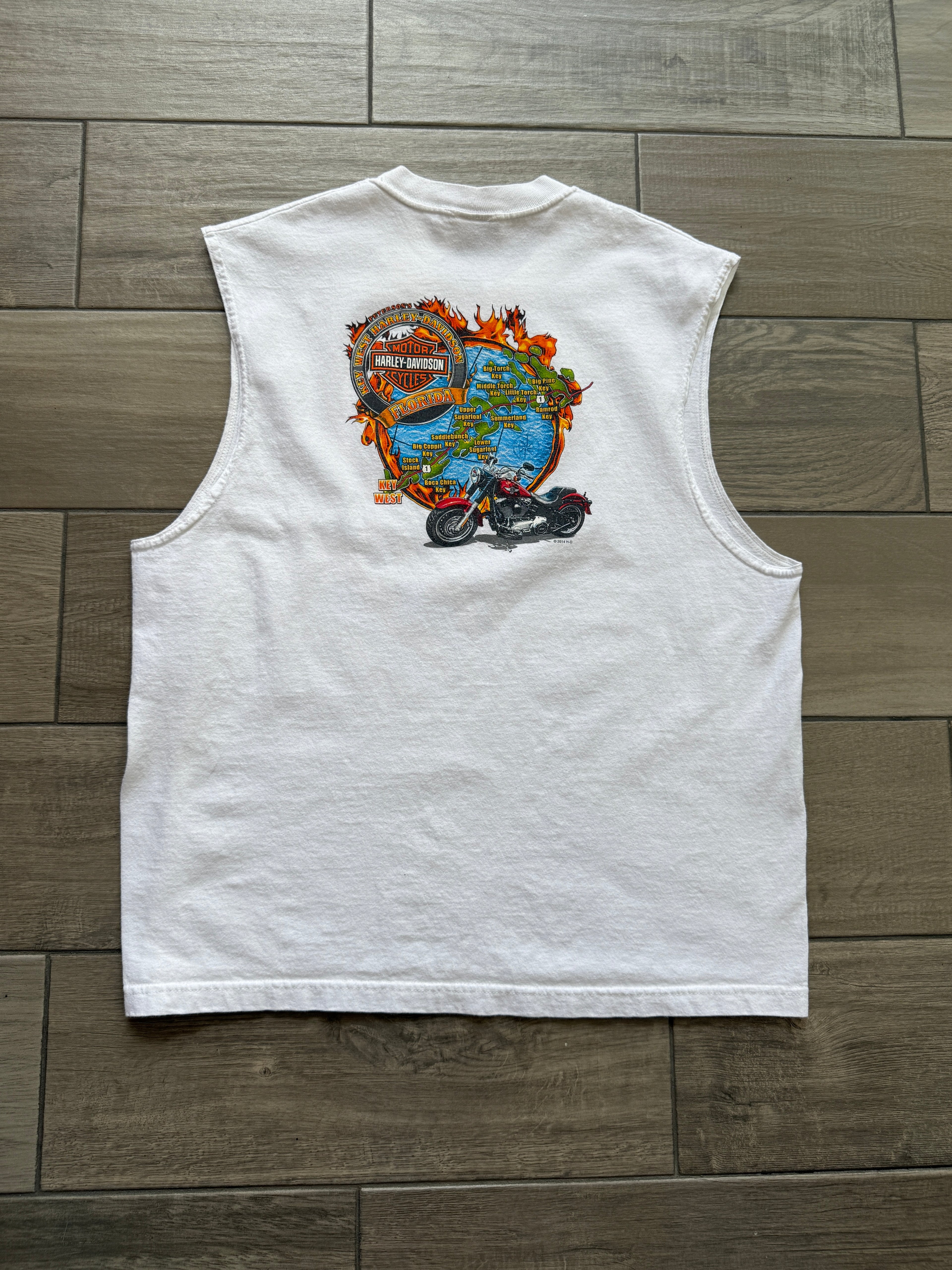 Harley Davidson Cut Off T-Shirt