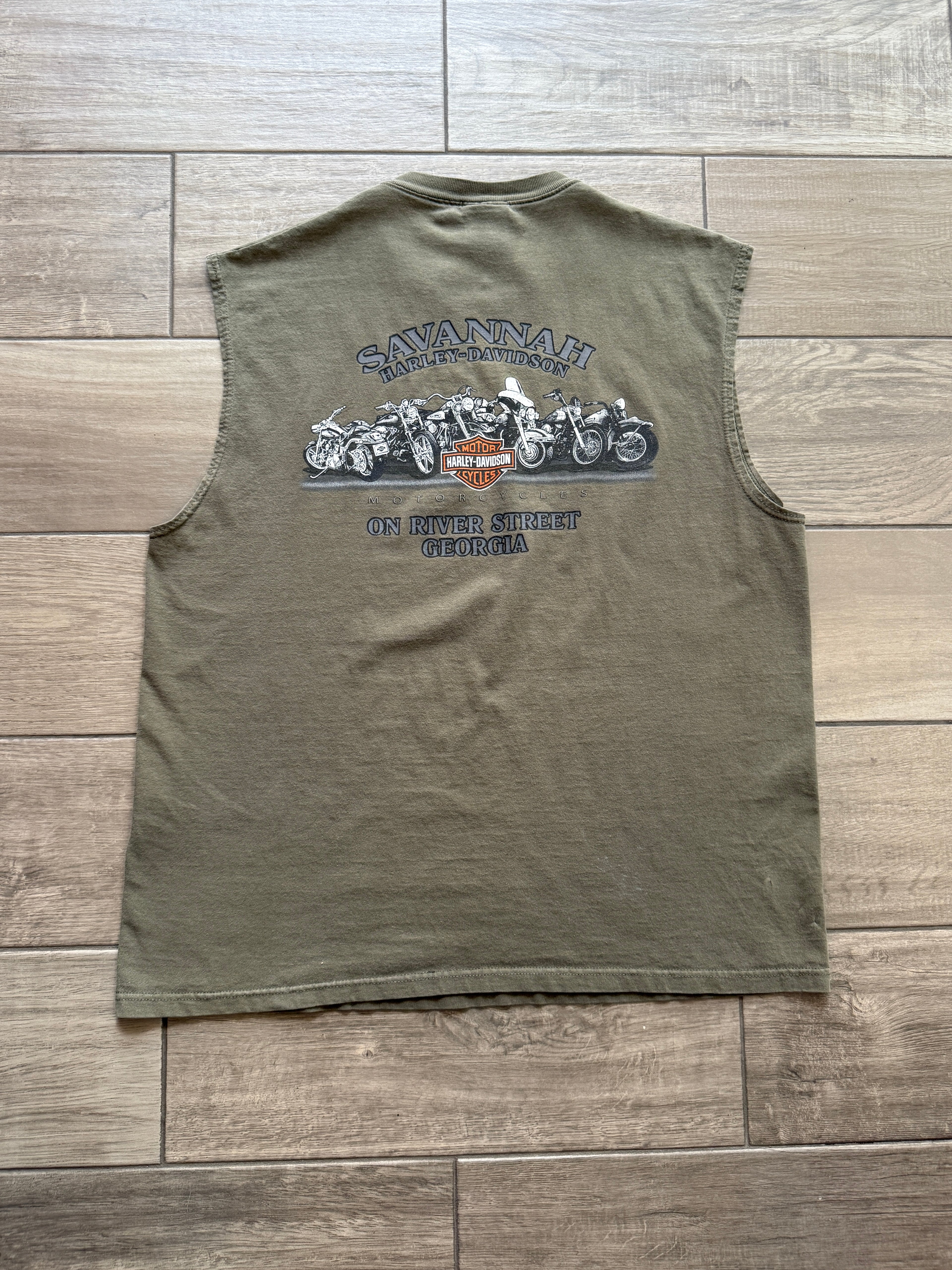 Harley Davidson Cut Off T-Shirt