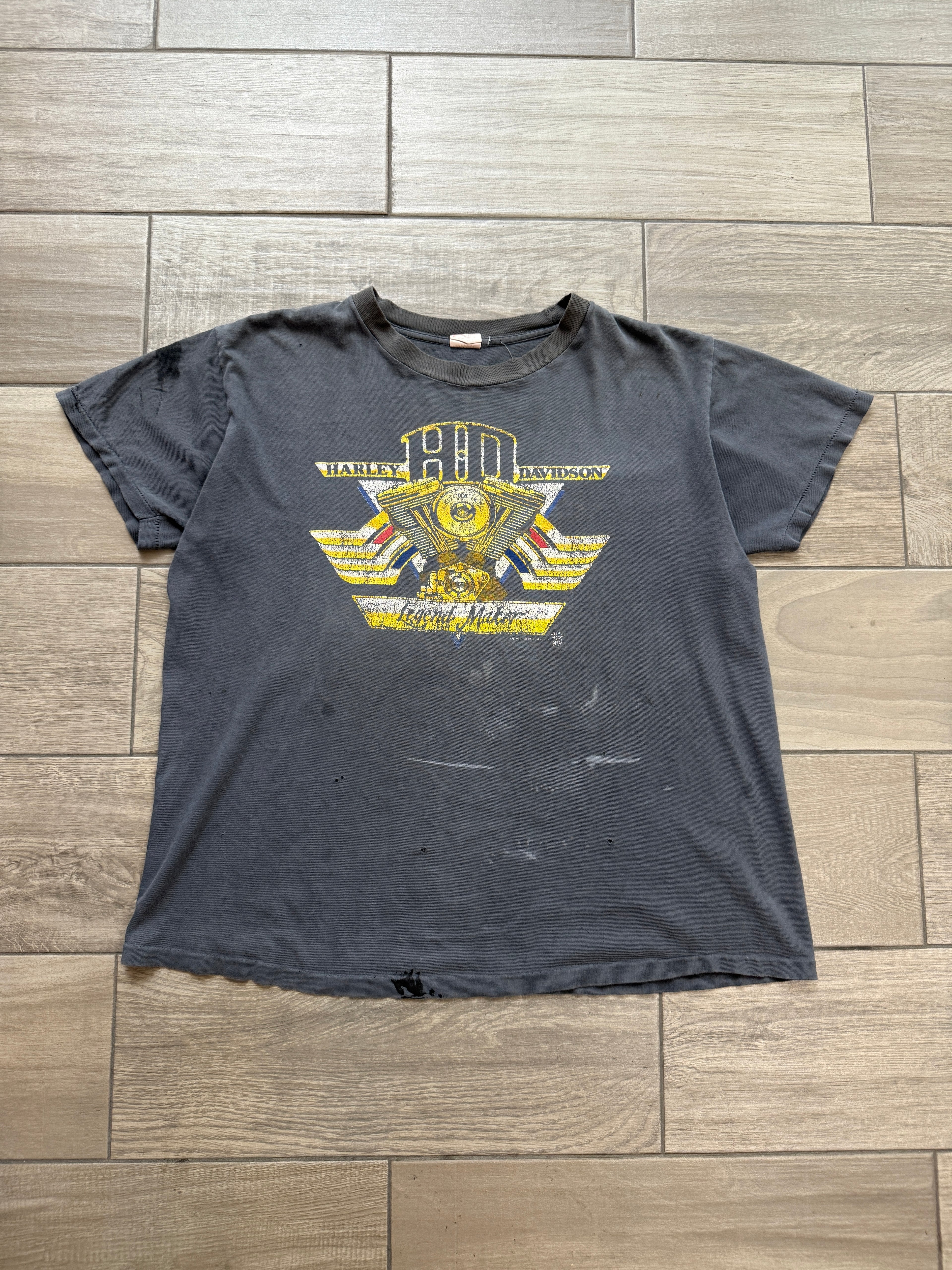 Distressed Harley Davidson T-Shirt